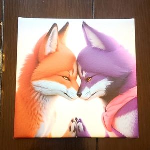 8x8 fox canvas